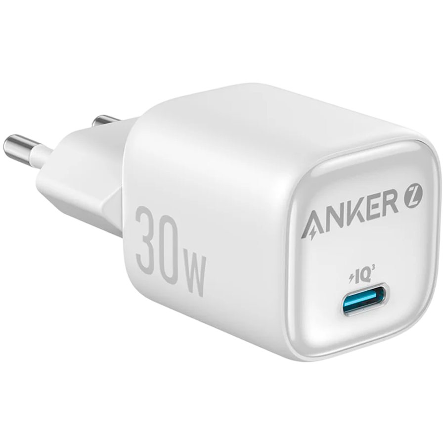 Anker Zolo Charger (30W, PD 3.0) White