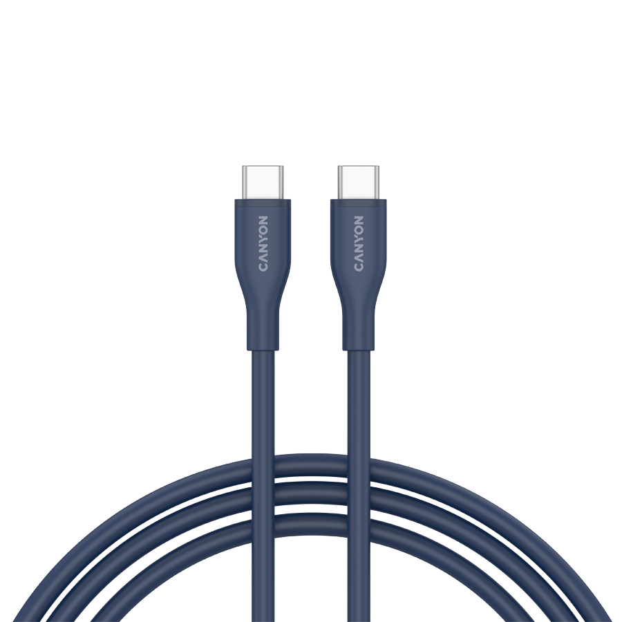 CANYON cable CC60SC10 C-C 60W 1m Silicon Dark blue