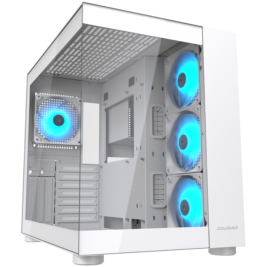 COUGAR FV150 RGB PC Case, Mid tower, White