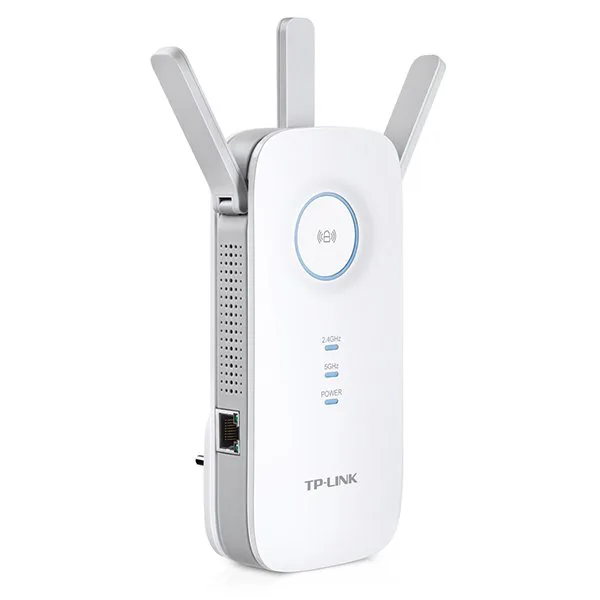 AC1750 Dual Band Wireless Wall Plugged Range Extender, Qualcomm, 1300Mbps at 5Ghz + 450Mbps at 2.4Ghz, 802.11ac/a/b/g/n, 1 10/100/1000M LAN, Ranger Extender button, Range extender modeпјЊwith 3 fixed