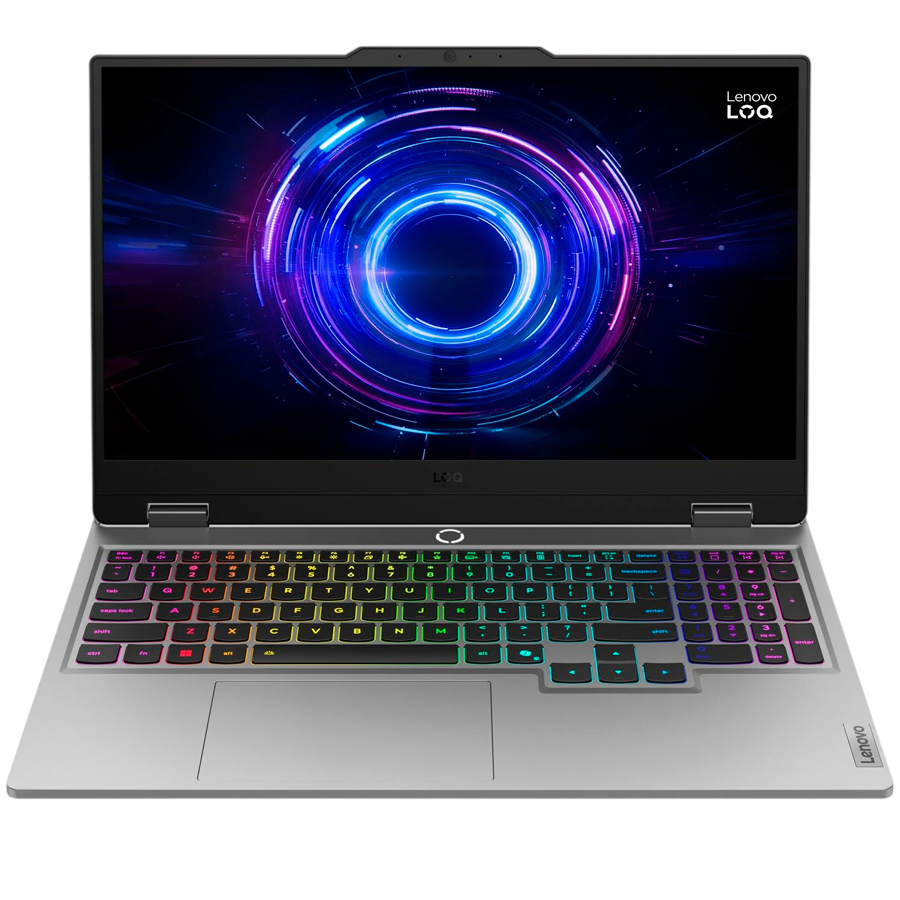 LENOVO LOQ 15IRX10 15.6" FHD IPS, Intel Core i7-13700HX, 16GB DDR5, NVIDIA GeForce RTX 5050 8GB GDDR7, 512GB SSD, 3x USB A, USB-C, HDMI, RJ45, WiFi-6, BT5.2, BH White BL Kyb, 60Wh, No OS, Luna Grey, 2