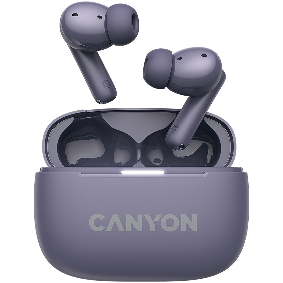 CANYON headset OnGo TWS-10 ANC+ENC Purple