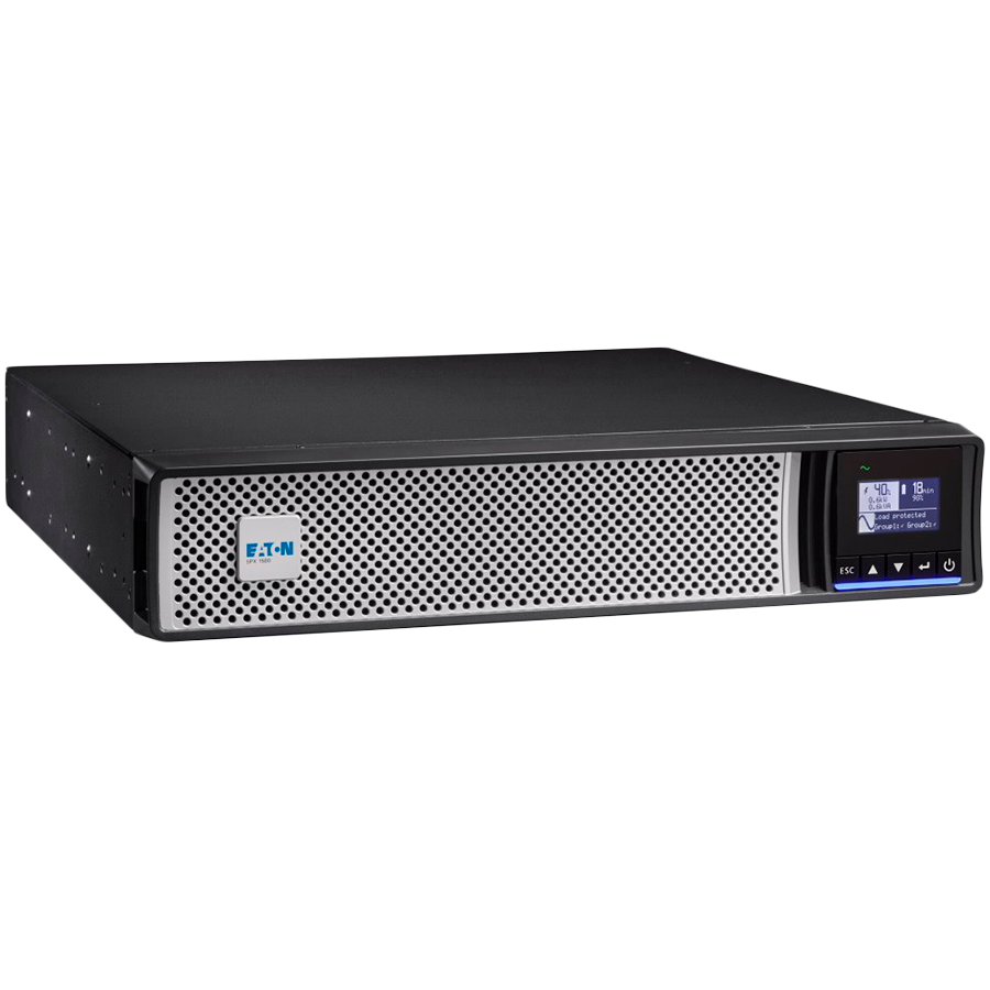Eaton UPS 5PX 3000VA/3000W; 2U; Rack/tower, Line Interactive; Input: C20, Output: (8) C13, (2) C19, Rack-mounting/Tower kit; LCD display; 1 slot for card ; Compatible with Virtual enviroments; Warran