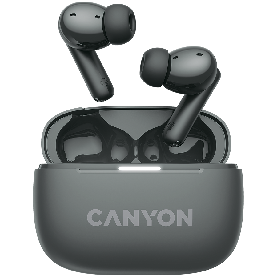 CANYON headset OnGo TWS-10 ANC+ENC Grey