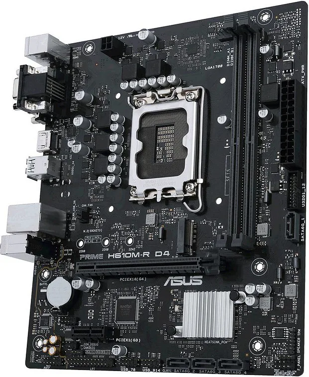 ASUS MB PRIME H610M-R D4-SIIntel H610;LGA17002xDDR4;m.2;VGA,DVI,HDMI;mATX