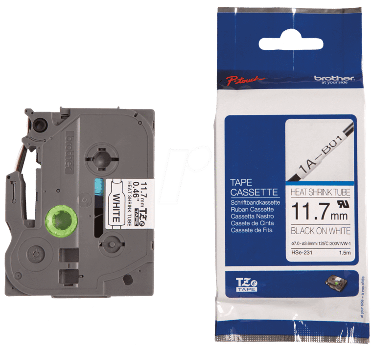 POT PAP BRO TRAKA HSE231 11.7 mm crno na bjelo Tube