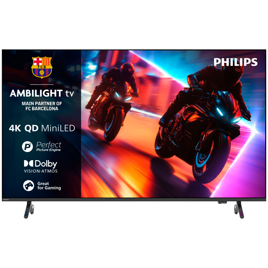 Philips 65MLED920/12 AMBILIGHT 4K Quantum Dot Mini-LED 120 Hz, P5 Perfect Picture Engine, Dolby Vision i Atmos