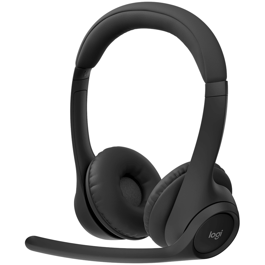 LOGITECH HEADSET - Zone 305 - MIDNIGHT BLACK - 2.4GHZ/BT - EMEA28-935 - BUNDLE, TEAMS