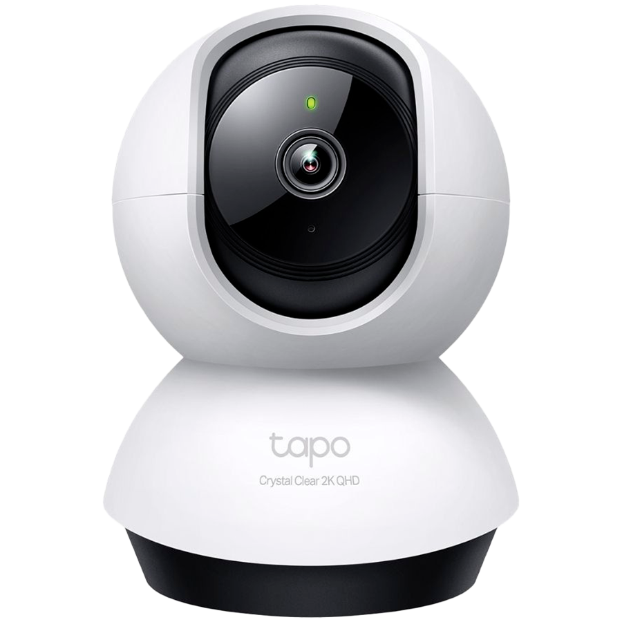 TP-Link Tapo C220 Pan/Tilt AI Home Security Wi-Fi Camera, 2K QHD (2560x1440), 2.4 GHz, Horizontal 360º, Pan/Tilt, Smart AI Detection and Notifications (motion, people, pets, cars, abnormal sound),Moti