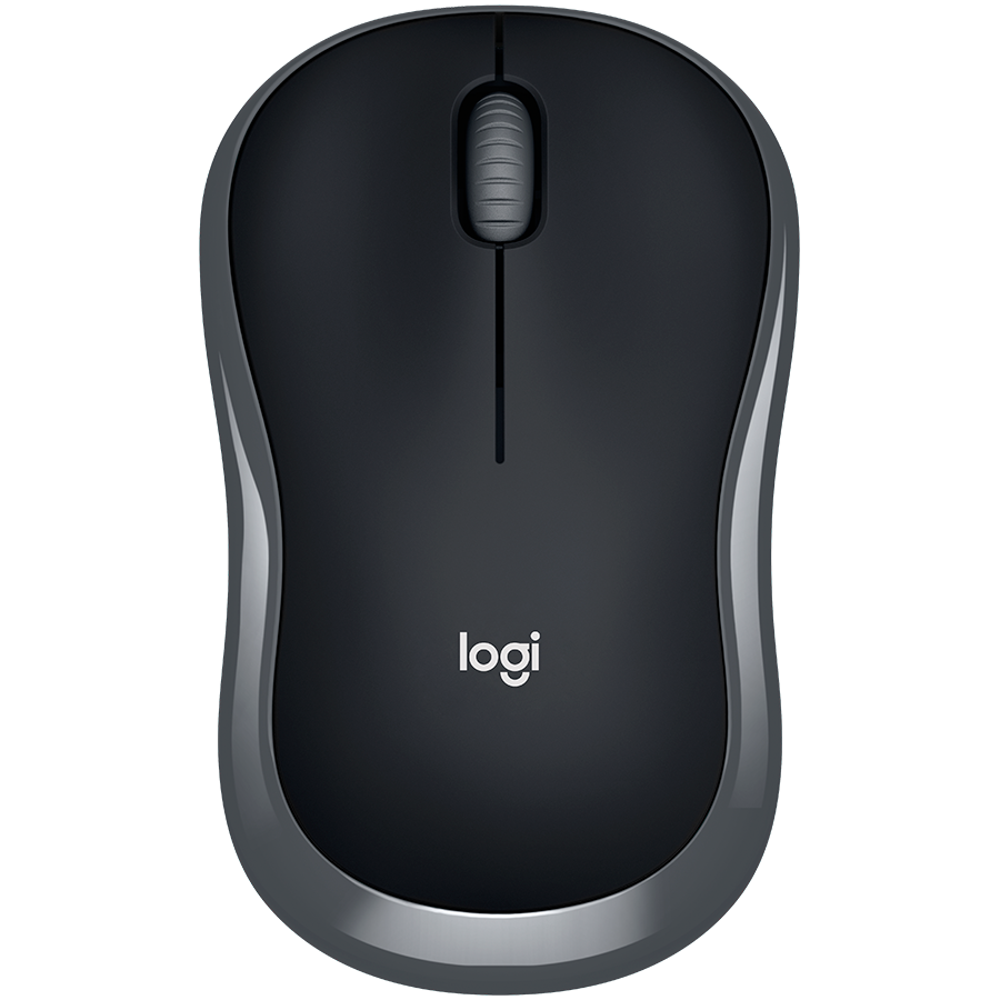 LOGITECH M185 Wireless Mouse - SWIFT GREY - EER2