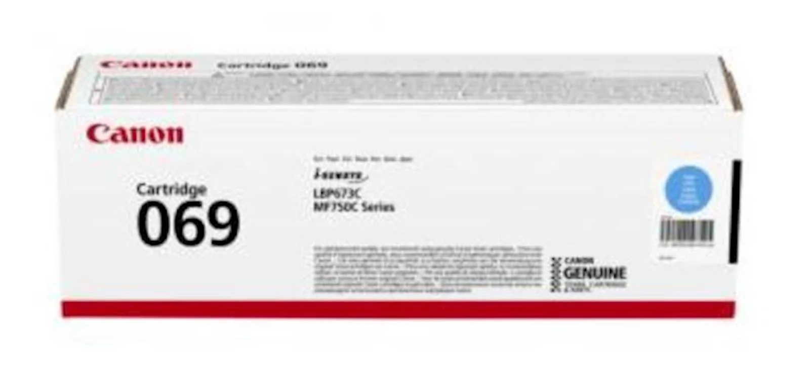 TONER CANON CRG069C CYAN ZA LBP673, MF752, MF754 ZA 1.900 STRANA