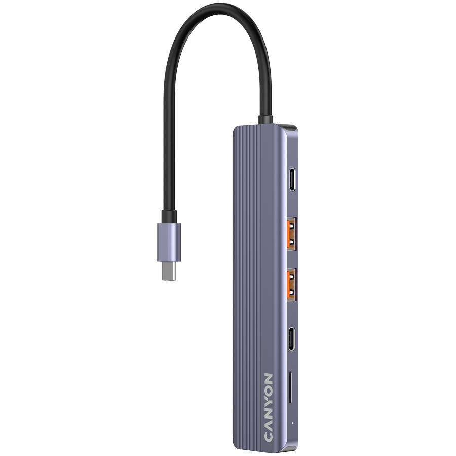 CANYON hub DS-17 6in1 4k USB-C Grey