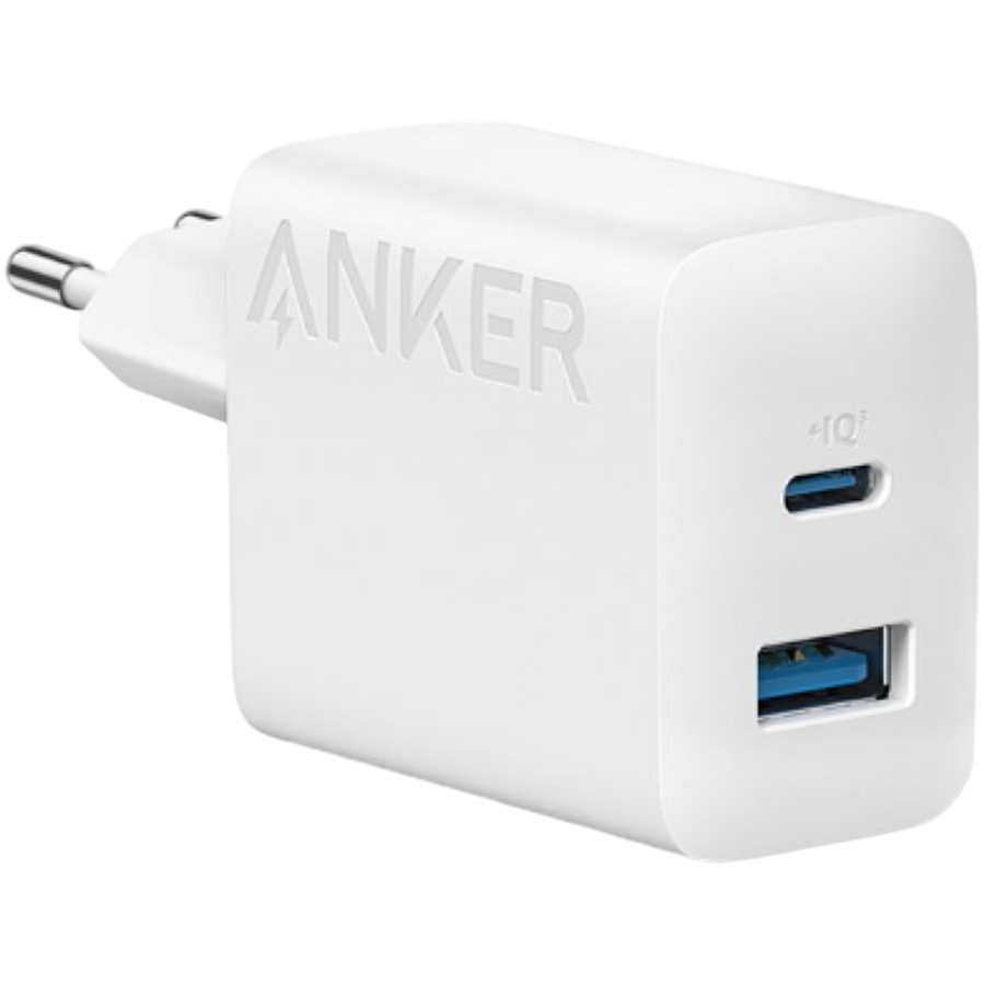 Anker 20W Wall Charger (2 Ports) White