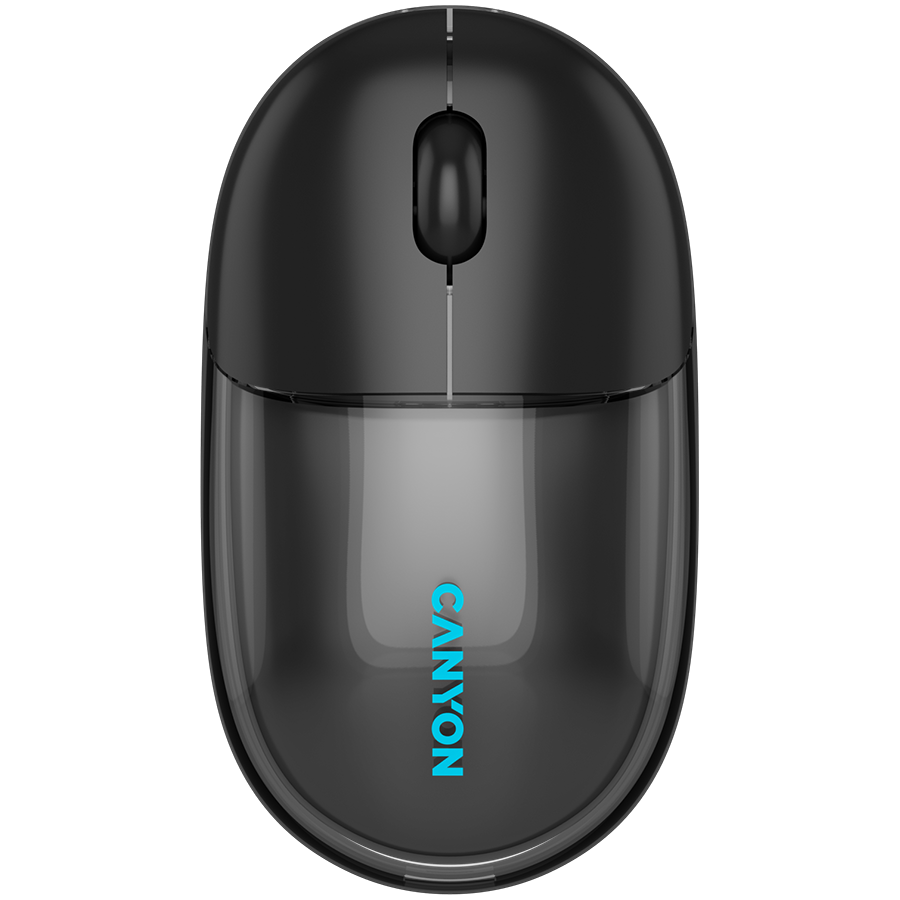 CANYON mouse OnClick 24 BT/ Wireless Transparent/Black