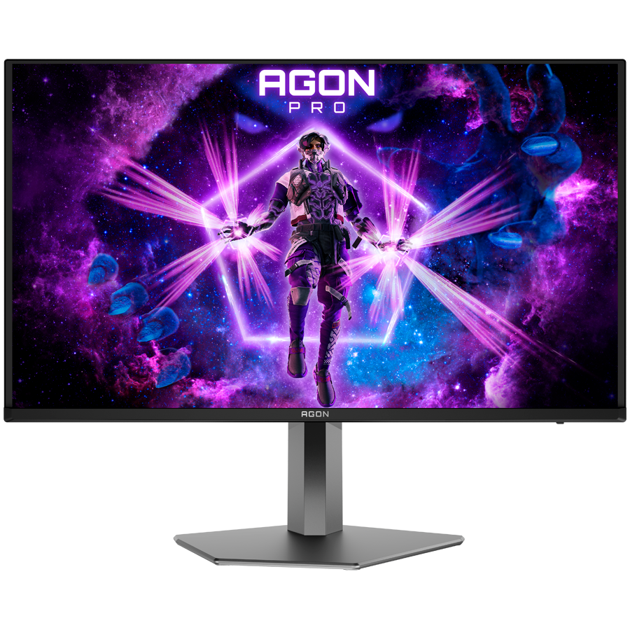 AOC Agon PRO AG326UD 31.5" QD-OLED Gaming Monitor, 4K UHD 3840x2160, 165Hz, 0.03ms, DisplayHDR 400, Adaptive Sync, G-Sync Compatible, 2x HDMI 2.1, 1x DP 1.4, USB hub, Full Ergo, Speakers