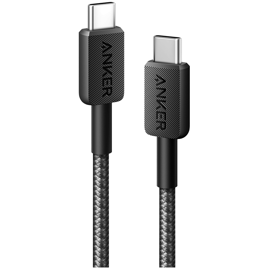 Anker 322 USB-A to USB-C Cable (180cm Braided) Black