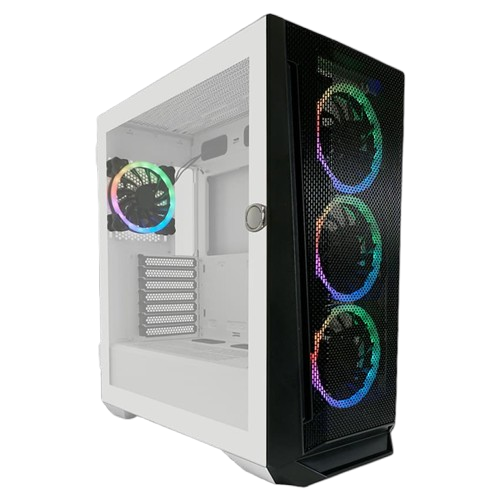 LC-Power Case Gaming 805BWHolo-1_X, Midi-Tower,4x120ARGBGPU: 390mm, CPU Cooler: 165mm