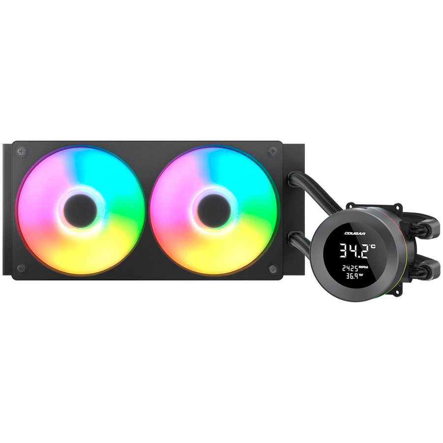 COUGAR Poseidon Vistek ARGB 240 AiO Liquid Watercooling - Black
