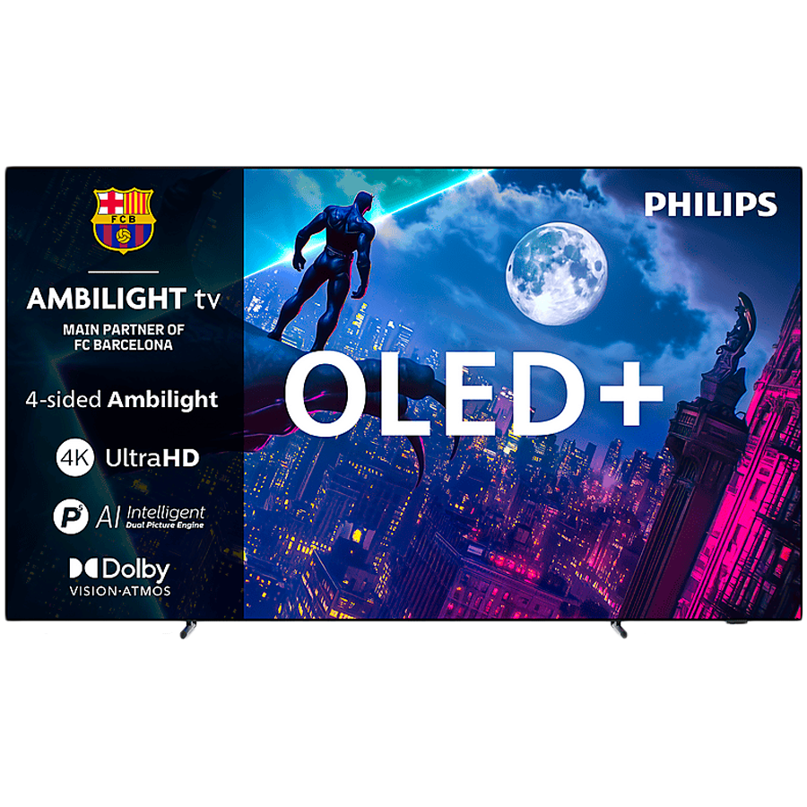 Philips 65OLED950/12 4K GOOGLE TV OLED+, 4-SIDE AMBILIGHT TV, 144 Hz, DUAL P5 AI  Procesor, 164 cm (65''), Dolby Vision and Dolby Atmos