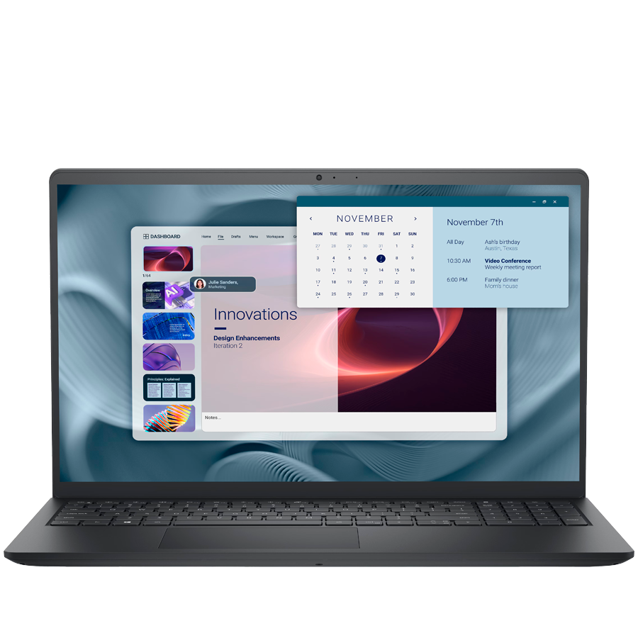 Dell Pro 15 Essential PV15250, 15.6" FHD (1920 x 1080), non-Touch, Intel Core i5-1334U (10C, up to 4.6GHz), 16GB DDR5 (1x16GB, 4400MT/s), M.2 512GB SSD, Intel UHD, Wi-Fi 6, BT, HDMI, 1xUSB-C 3.2, 1xUS