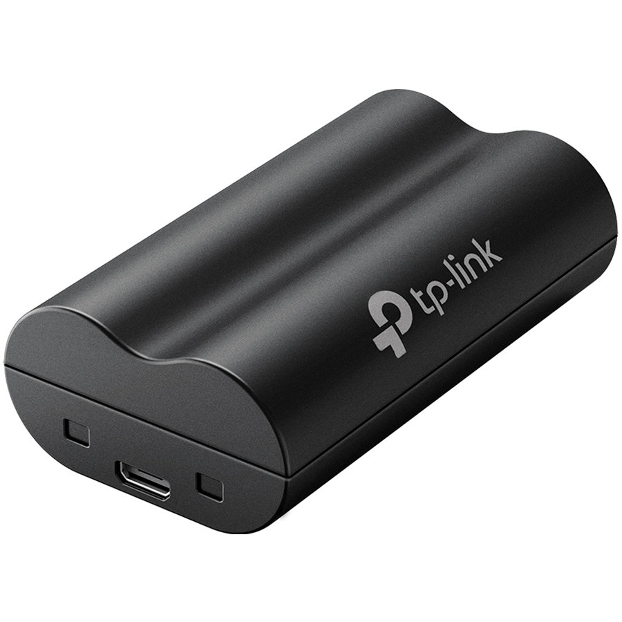 TP-Link Tapo A100 Tapo Battery Pack, 3.6V 6700mAh 24.12Wh, 1 × Micro USB Port, Rechargeable Battery, Works with Tapo Battery Camera & Doorbell, Short-circuit Protection, Over-voltage Protection, Over-