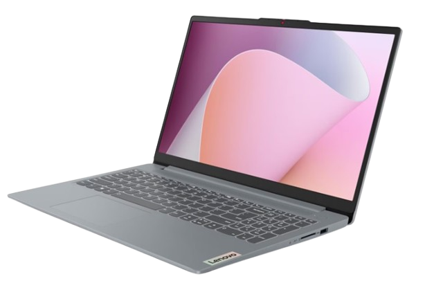 LENOVO IdeaPad Slim 3 15AMN8 15.6" FHD IPS, AMD Ryzen 5 7520U, 16GB LPDDR5, 512GB SSD, 2x USB-A 3.2, 1x USB-C, HDMI, SCR, WiFi 6, BT5.2, 47Wh, No OS, Arctic Grey, 2Yr