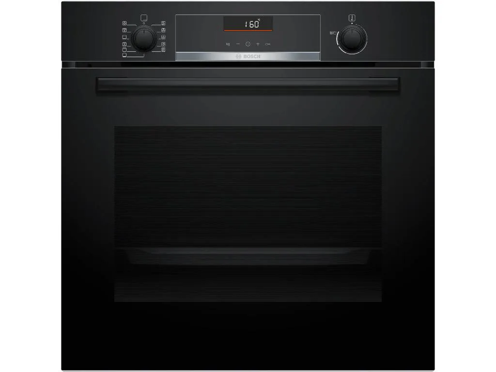 BOSCH pećnica  Serie 6| CRNA, A+, EcoClean, AIR FRY Funk,AutoPilot 10, VODILICA, 71L, 8 Programa,