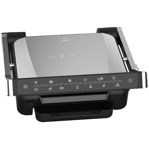AENO Electric Grill EG3: 2000W, 7 automatic programs +Manual mode, 4 Degrees of Roast, Color indication,  Removable plates Plate size 292*230mm