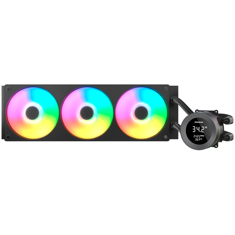 COUGAR Poseidon Vistek ARGB 360 AiO Liquid Watercooling - Black