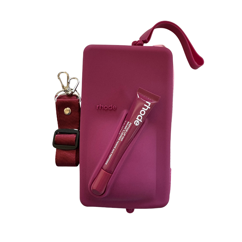 Rhode torbica with lipstick Burgundy