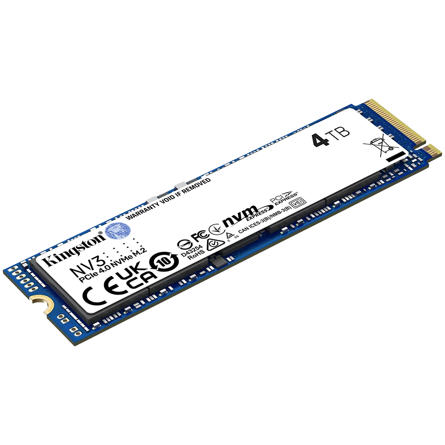 Kingston SSD 4TB NV3 M.2 2280 PCIe 4.0 NVMe SSD