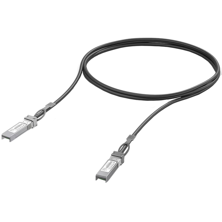 Ubiquiti cable UACC-DAC-SFP10-1M SFP+ direct attach cable available in multiple lengths.