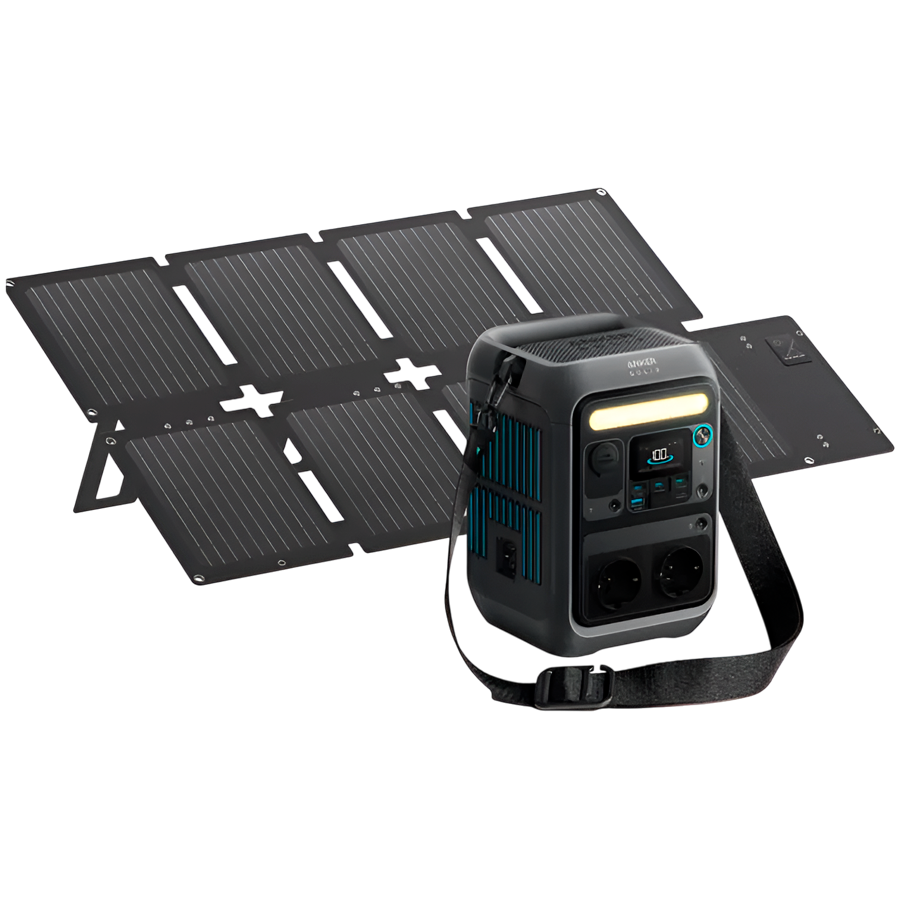 Anker SOLIX C300X DC plus PS60 Portable Solar Panel