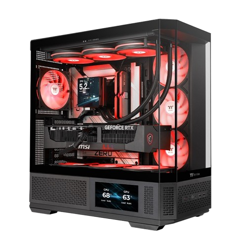 Thermaltake View 370 TG ARGB WMid Tower, tempered glass4xARGB fans, VGA: 420mm