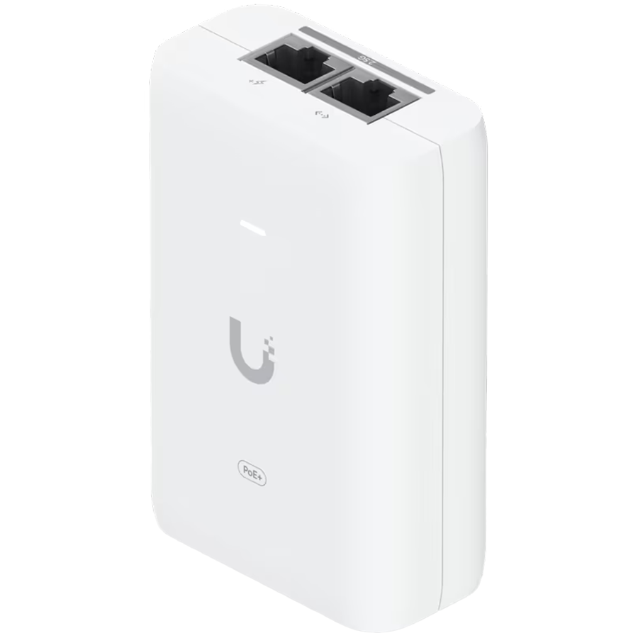 Ubiquiti UACC-PoE+-2.5G 30W of PoE+ adapter for UniFi PoE+ devices, reduce dependency on PoE switch power, and provide a Multi-Gigabit LAN connection