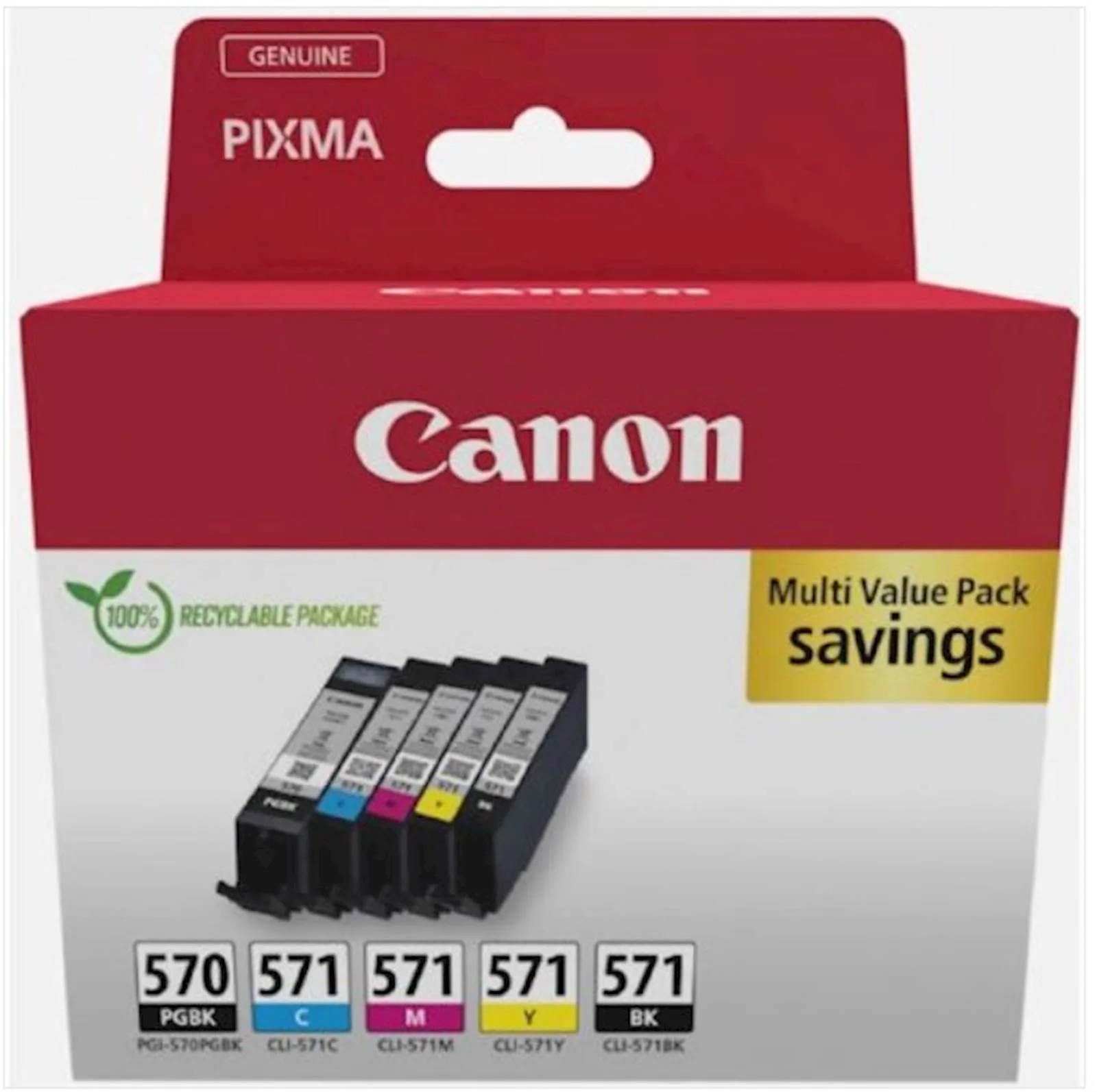 KOMPLET CANON PGI570/CLI571PGBK/C/M/Y/BK MULTI