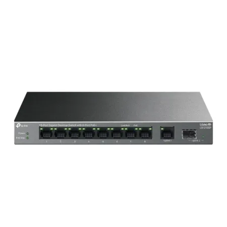 TP-Link TL-LS1210GP 10-Port Gigabit Switch 8-Port PoE+