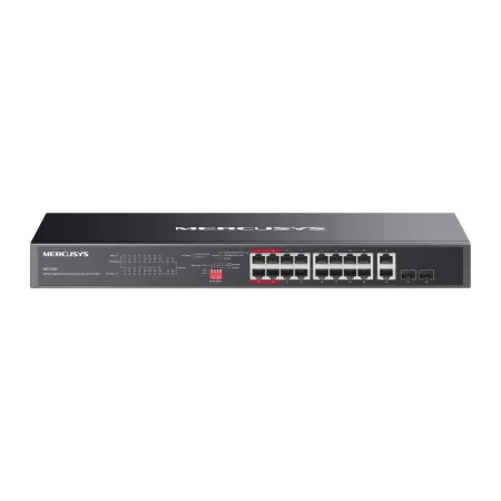 Mercusys MS120GP Rackmount Switch 20x10/100/1000 with 16-Port PoE+
