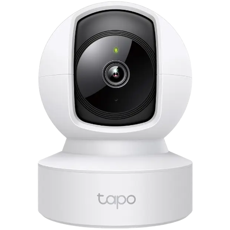 TP-Link Tapo C212 Pan/Tilt Home Security Wi-Fi Camera, 2K (2304x1296), 2.4 GHz, Horizontal 360º, 1 × Ethernet Port, Pan/Tilt, Smart AI Detection and Notifications (motion, people), Motion Tracking, So