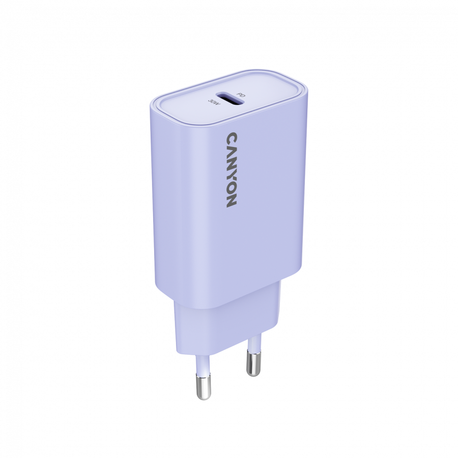 CANYON charger OnCharge 30CL Max Power 30W 1xPD EU Purple