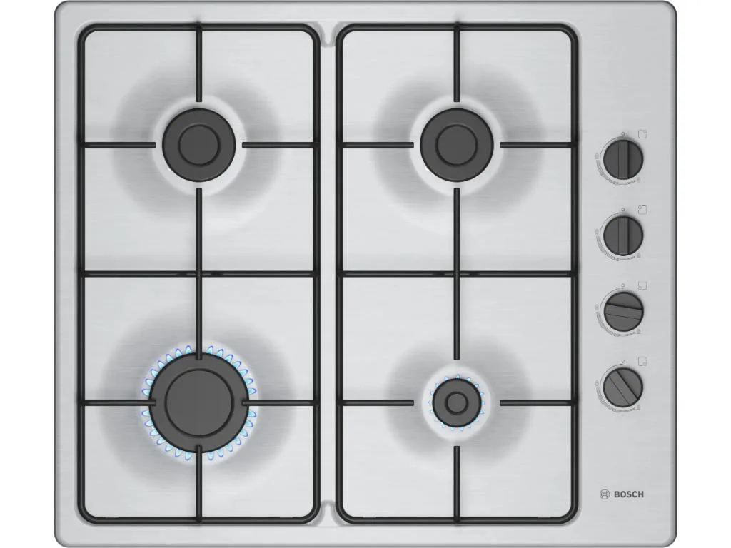 BOSCH  Plinska ploča Serie 2|Nehrđajući čelik, 4 plamenikasnaga 1-3kW,