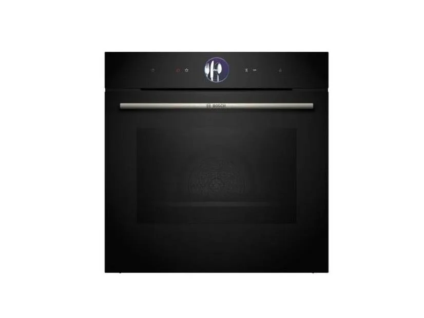 BOSCH pećnica  Serie 8|CRNA, Dodavanje PARE, AirFryer, A+, AutoOFF, Glasnovne naredbe, HomeConnect
