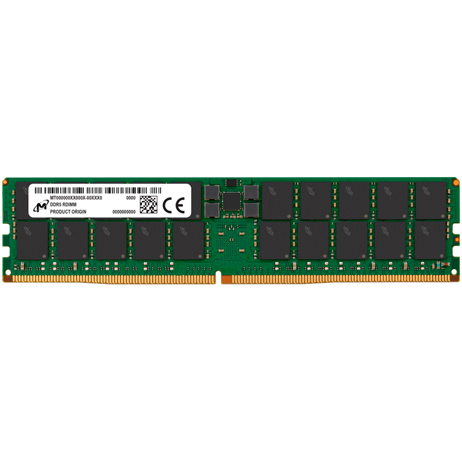 Micron DDR5 RDIMM 32GB 2Rx8 5600 CL46 (16Gbit) (Single Pack)