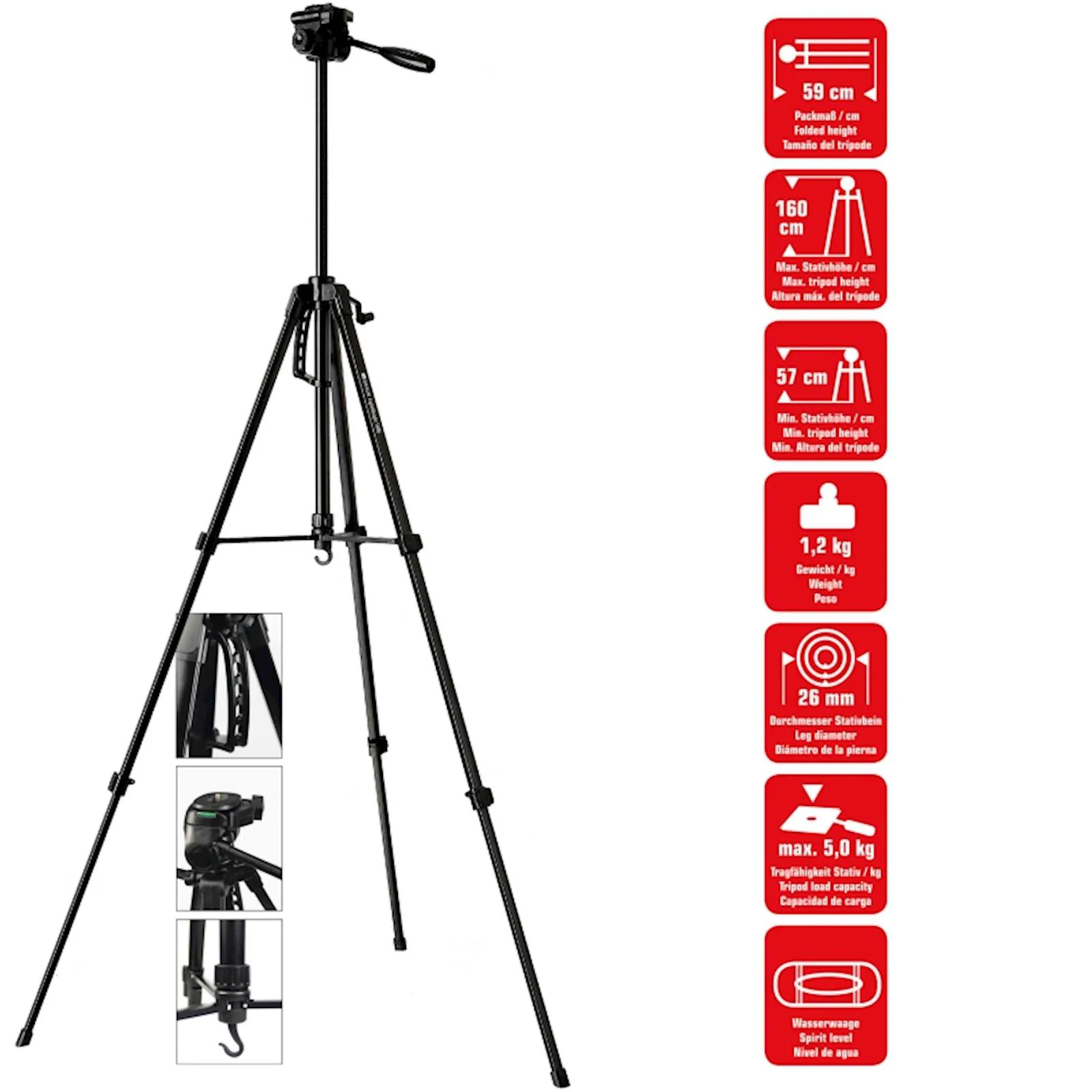 Stativ BRAUN LightWeight 160S