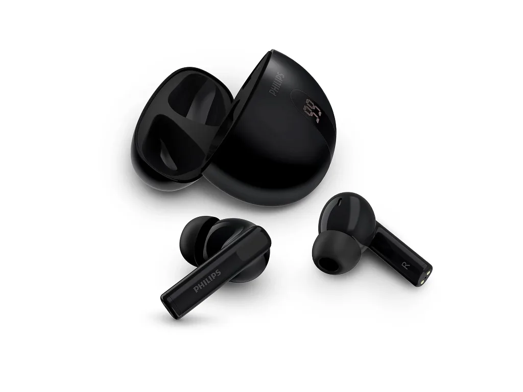 Philips TAT2520BK/00 bežičnBlokiranje buke; 2 AI mikrofonDo 20 sati reprodukcije; zastita IPX4