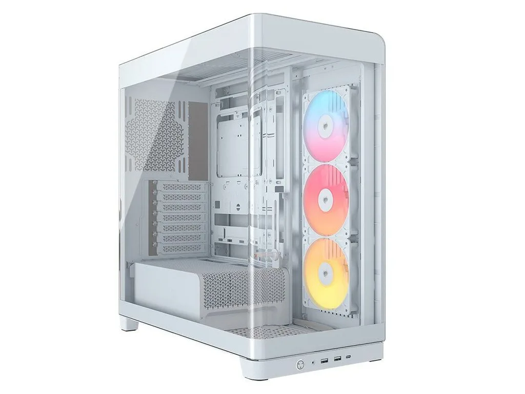 CORSAIR FRAME 4500X RS-R ARGBW, Mid-Tower Case, 3xRS-R120360mm radiator, 185mm cooler, 460mm GPU