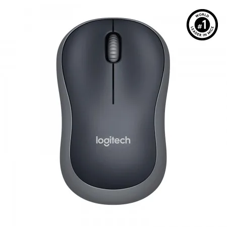 Logitech Miš M186 Wireless Swift Grey