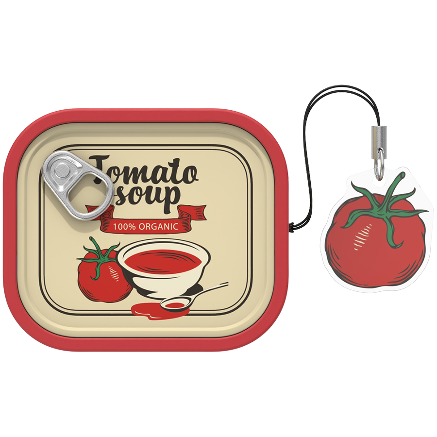 Samsung Galaxy Buds4 / Buds4 Pro Food Can Case Red