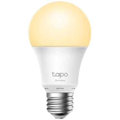 TP-Link Tapo L510E Smart Wi-Fi Light Bulb, Dimmable, E27 base, 2700K, 220V, 50/60 Hz, 60W Equivalent, Energy Class A+, 2.4GHz, 802.11b/g/n, Tapo APP, Works with Alexa and Google Assistant, Timer and S