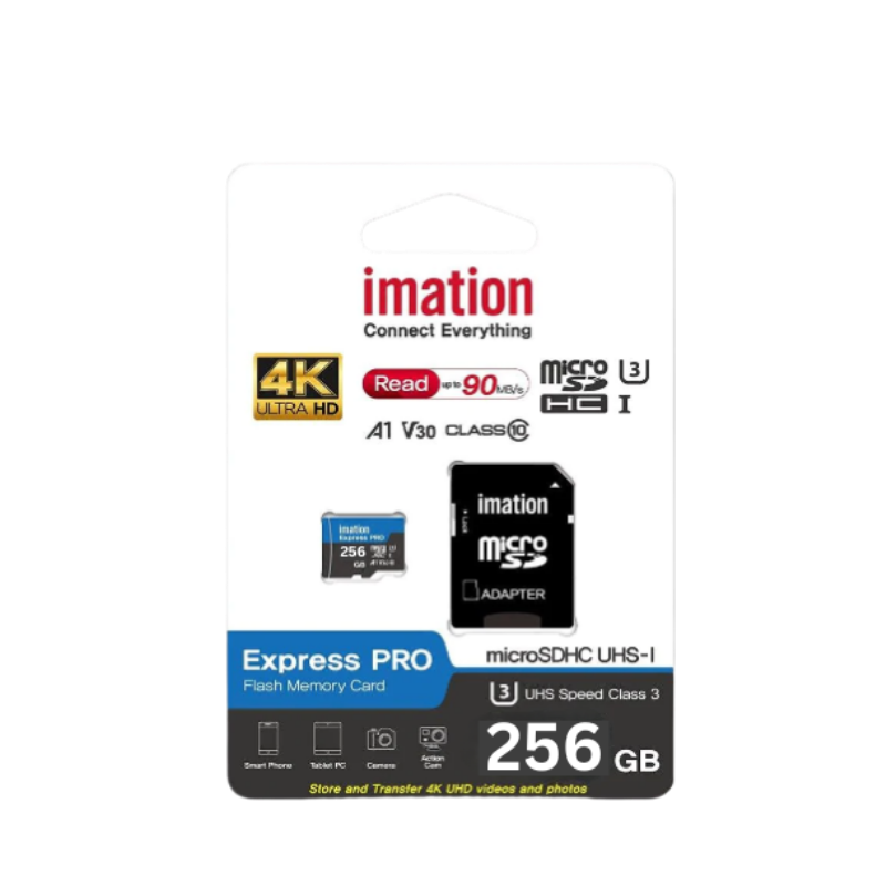 IMATION microSD 256GB UHS-I U3 V30 4K + adapter